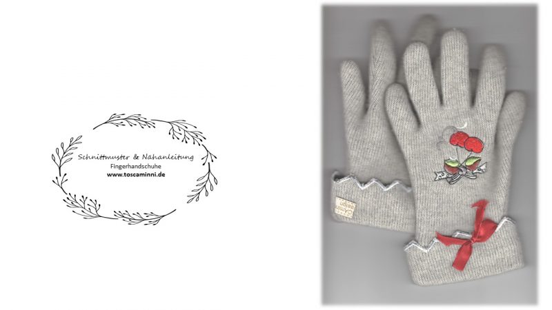 Stickdatei Fingerhandschuhe