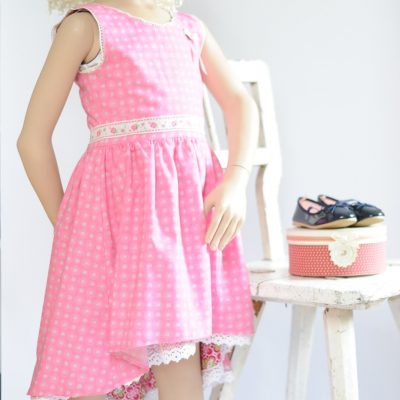 Schnittmuster Kinderkleid asymmetrisch