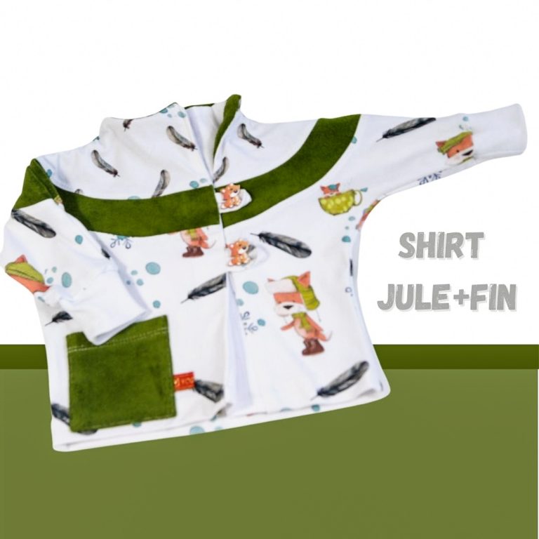 Schnittmuster Kindershirt mit Fledermausärmeln