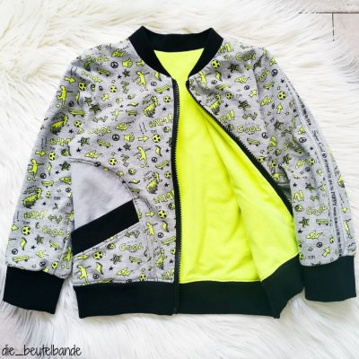 Schnittmuster für Collegejacke Jenni+Mike 21 | TOSCAminni