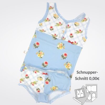 Schnittmuster Unterwäsche Fanni 04 | TOSCAminni