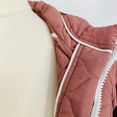 Schnittmuster für Damen Steppjacke SONTJE Detail Paspel | TOSCAminni